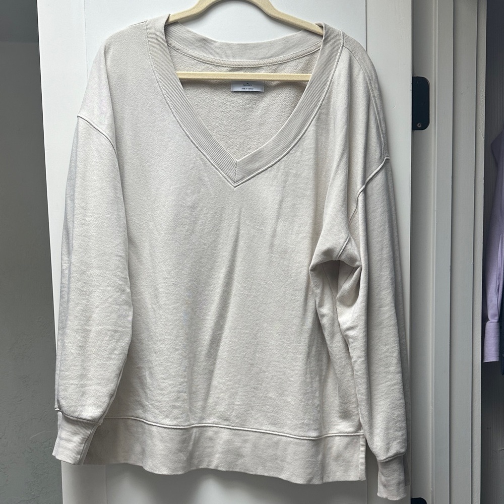 Old Navy Cream Tunic Sweater